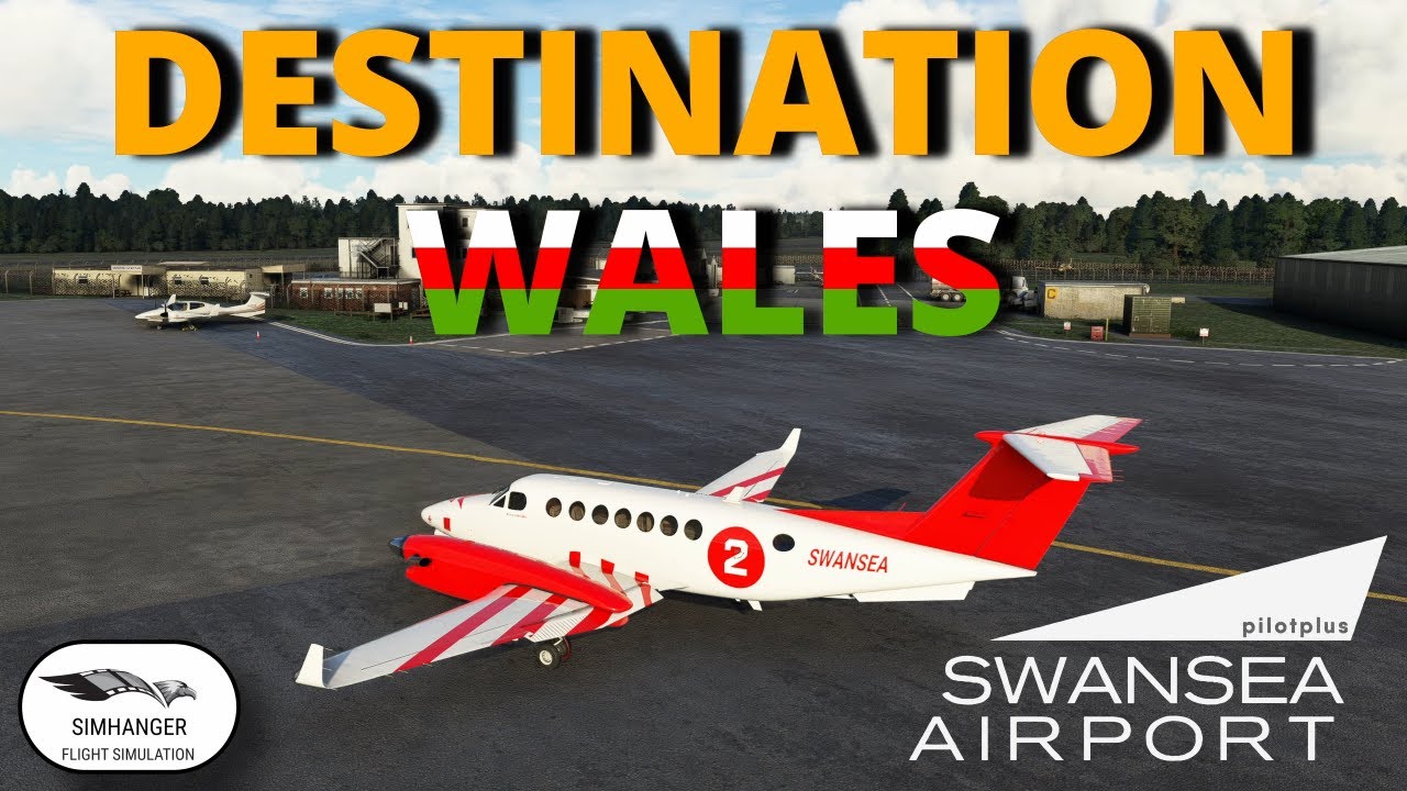 Pilotplus Swansea Airport (EGFH) | Destination Wales | Xbox & PC | Microsoft Flight Simulator