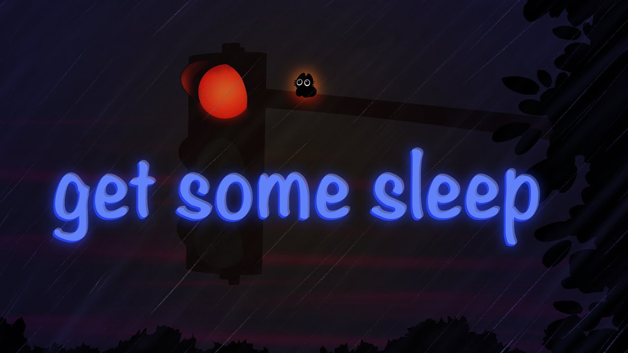 Calm Rain with Gentle Thunder | Animated Ambience for Sleep and Focus | By VioS Animation