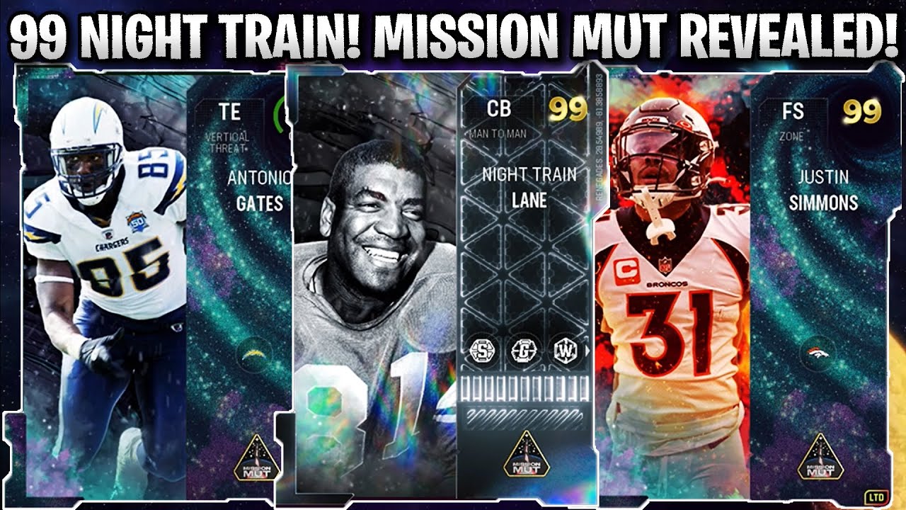 99 NIGHT TRAIN LANE! MISSION MUT PROMO REVEALED! ALL PLAYERS, SETS, AND MORE! | MADDEN 23