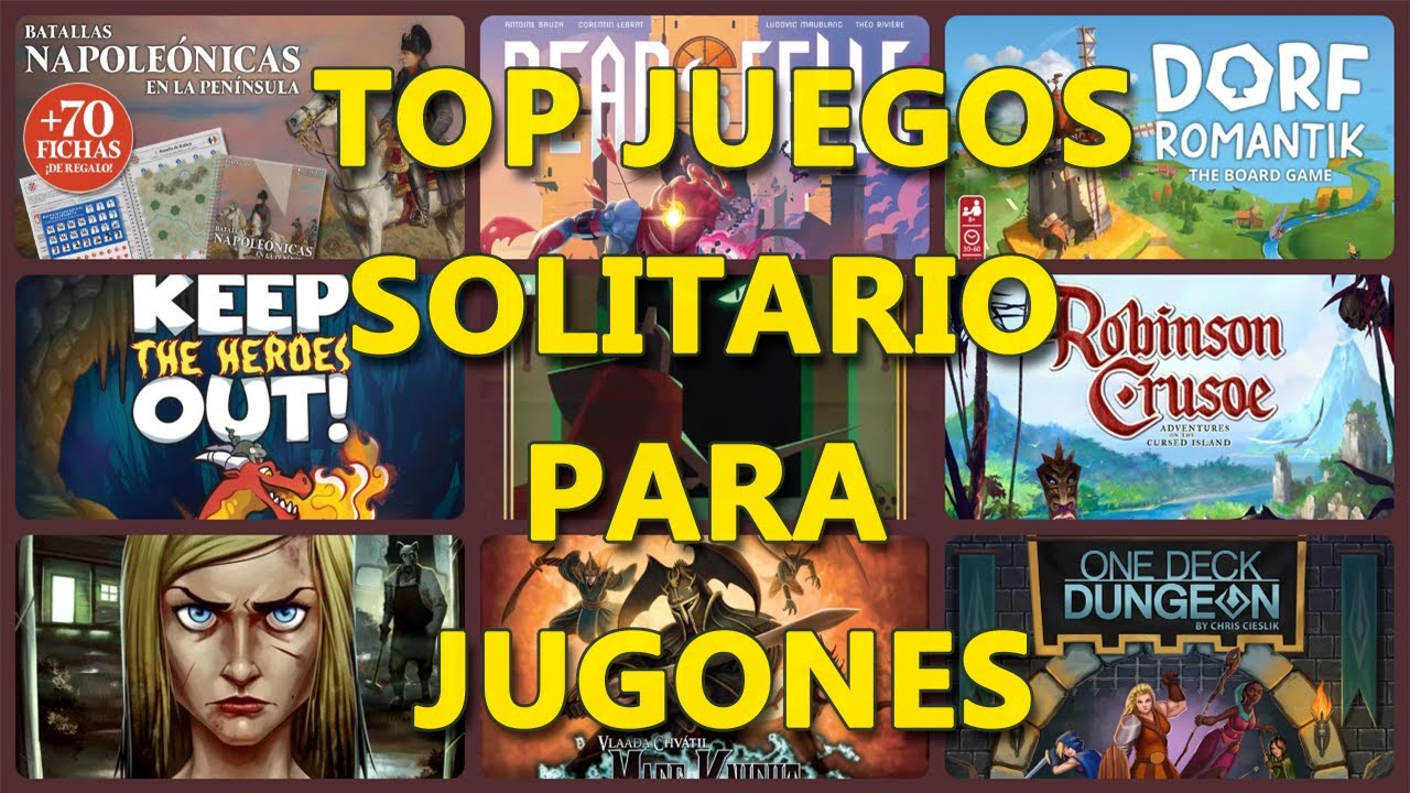 Top juegos en solitarios para jugones