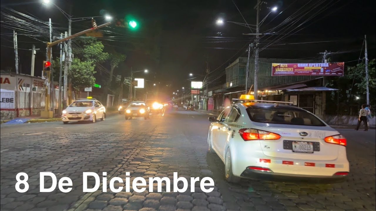 Hoy 8 De DICIEMBRE En Las Calles De Managua NICARAGUA irl
