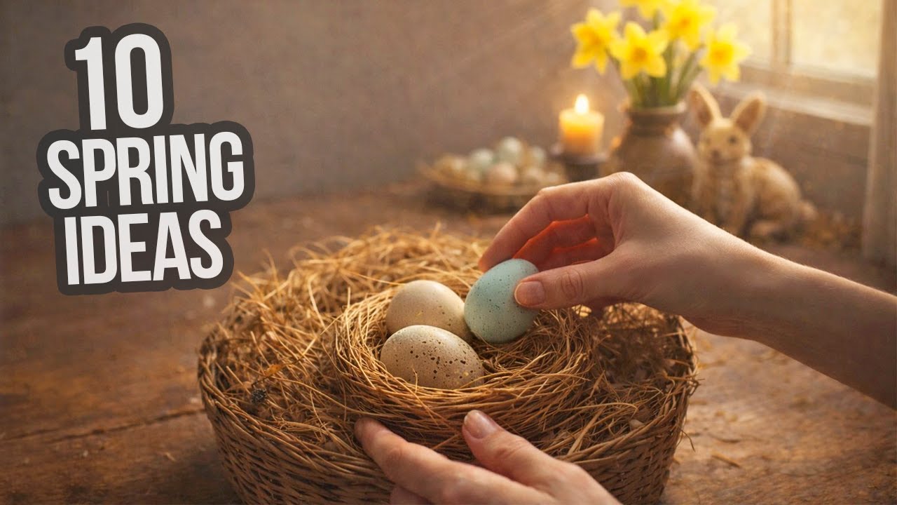 10 весенних Пасхальных поделок, которые покорят ваше сердце! Пасха 2026, пасхальные поделки