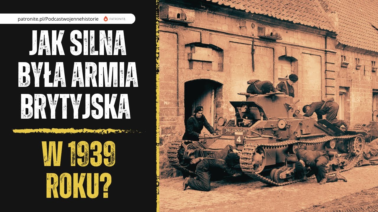 Jak silna była armia brytyjska w 1939 roku?
