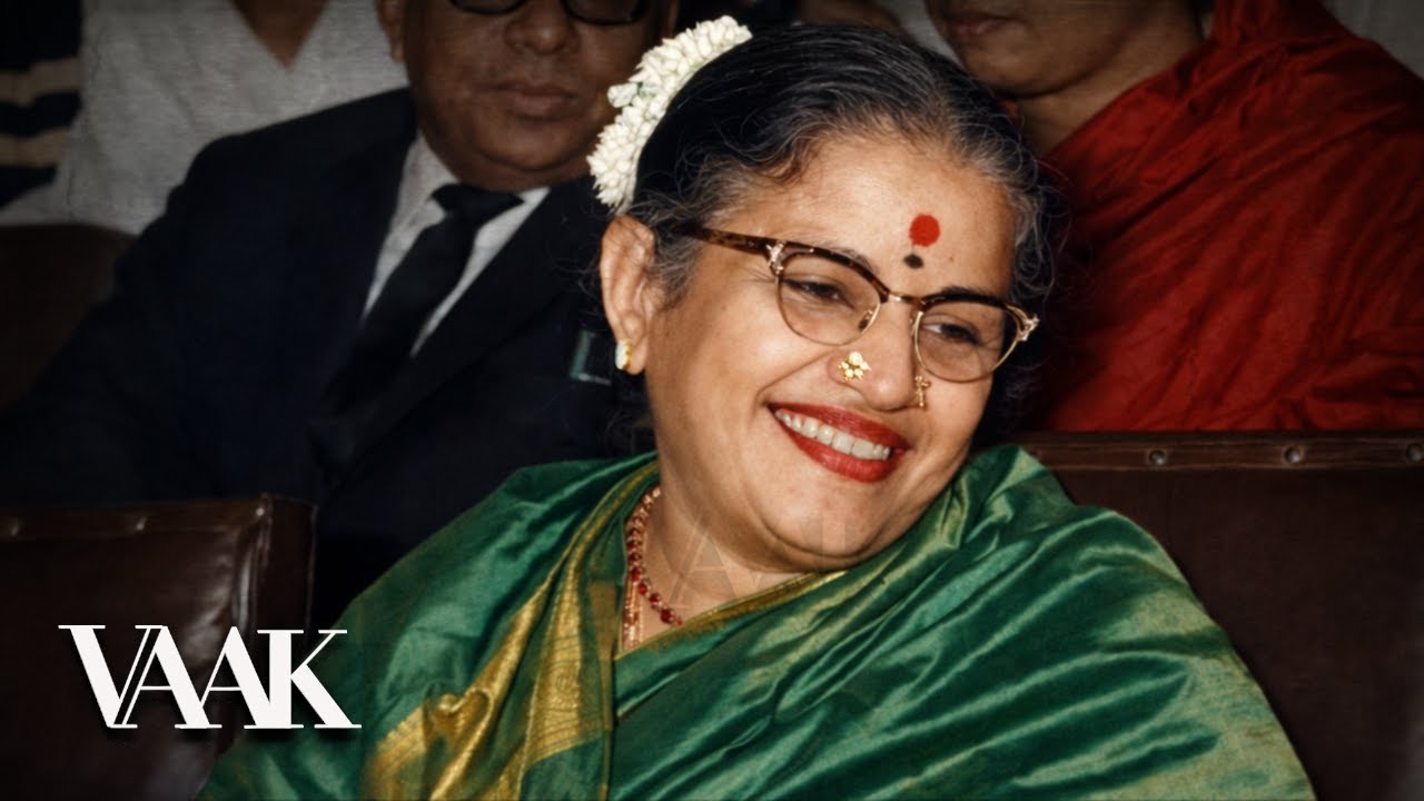 Unmatched GRACE & AUTHORITY | MS Subbulakshmi | Live at Mulund, Bombay, Dec, 1972 | Pristine Concert