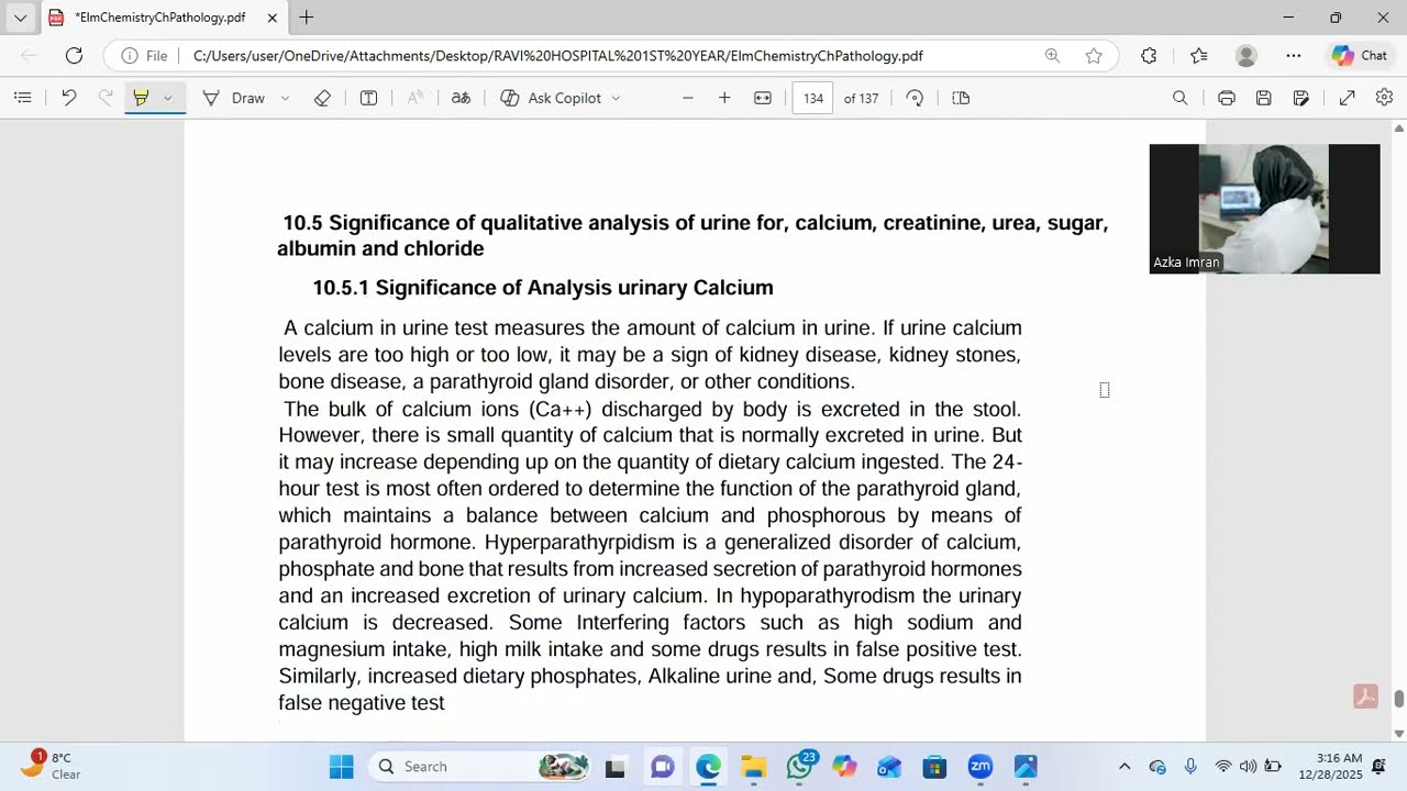 Significance of Qualitative Analysis of Urine | Chapter 11 (Part-1) | Punjab Medical Faculty