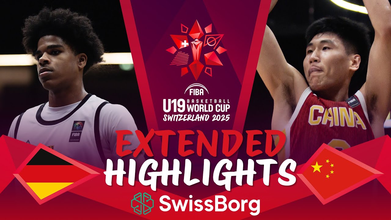 Germany 🇩🇪 vs China 🇨🇳 | Extended Highlights | FIBA U19 Basketball World Cup 2025 #fibau19