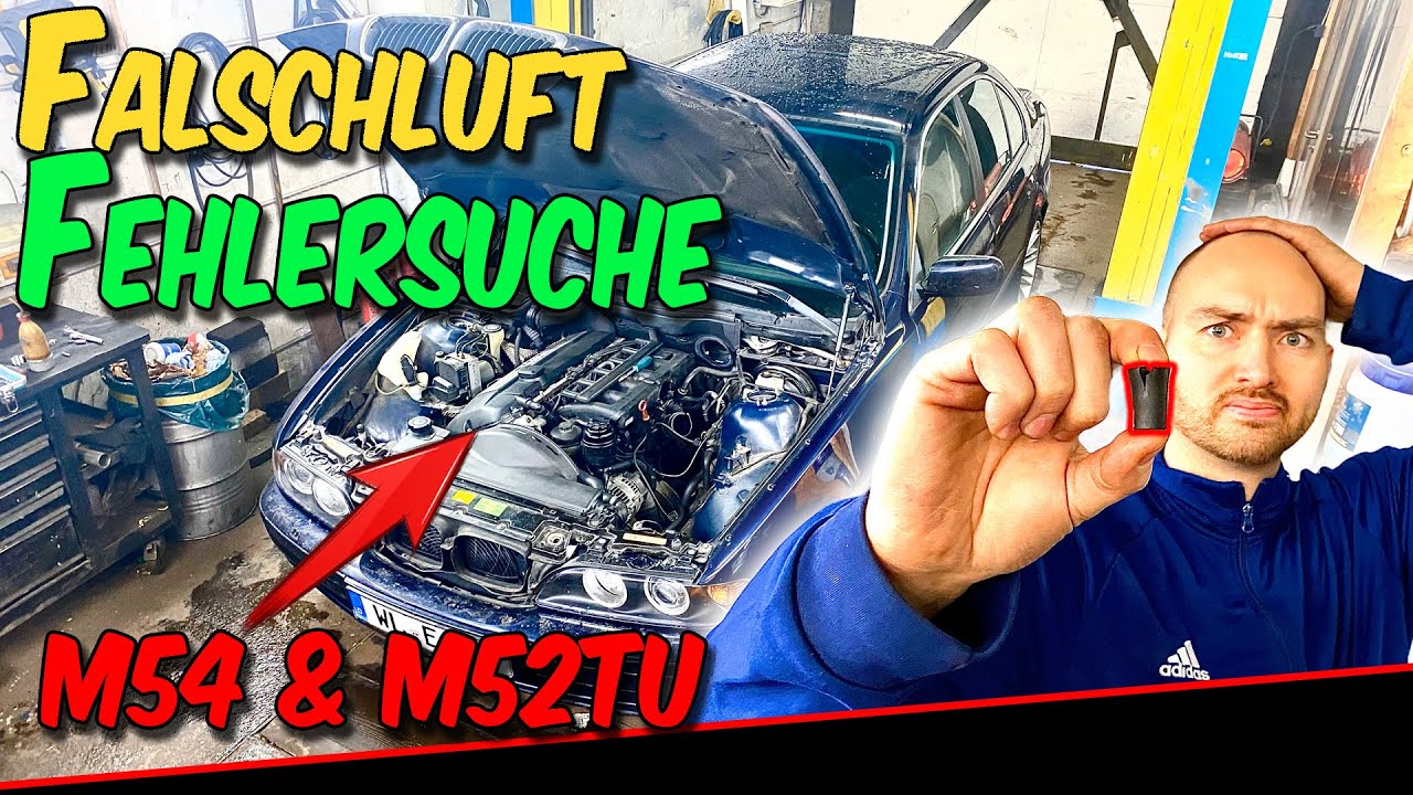 Was taugt eine 40€ CHINA-DISA von Amazon? Falschluft-SUCHE beim M54 M52TU & M62TU mit Rauch-Machine!