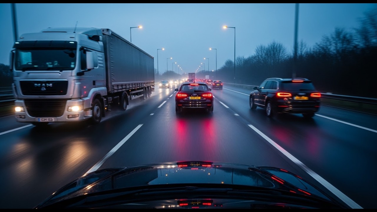 🚗 M6 Northbound Power Drive 🇬🇧 | Fast Overtakes & Heavy Traffic | 4K POV