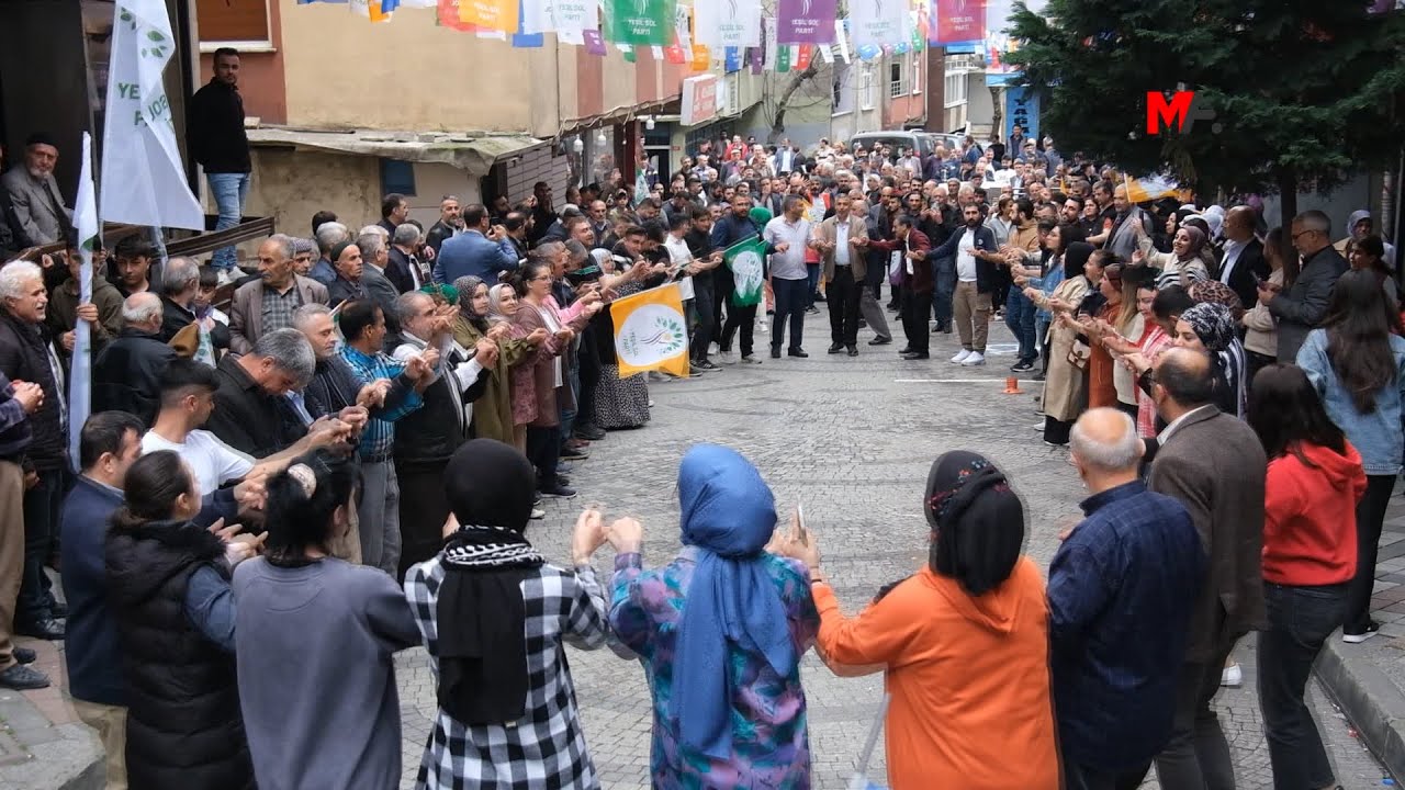 BAĞCILAR’DA BİNLER BÜRO AÇILIŞI İÇİN YÜRÜDÜ