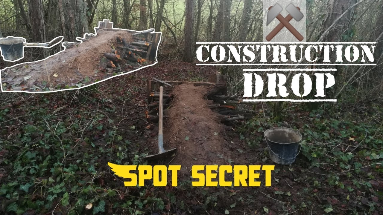 Notre SPOT SECRET | Le drop 4mètres | Shape and Ride | Les3bikes