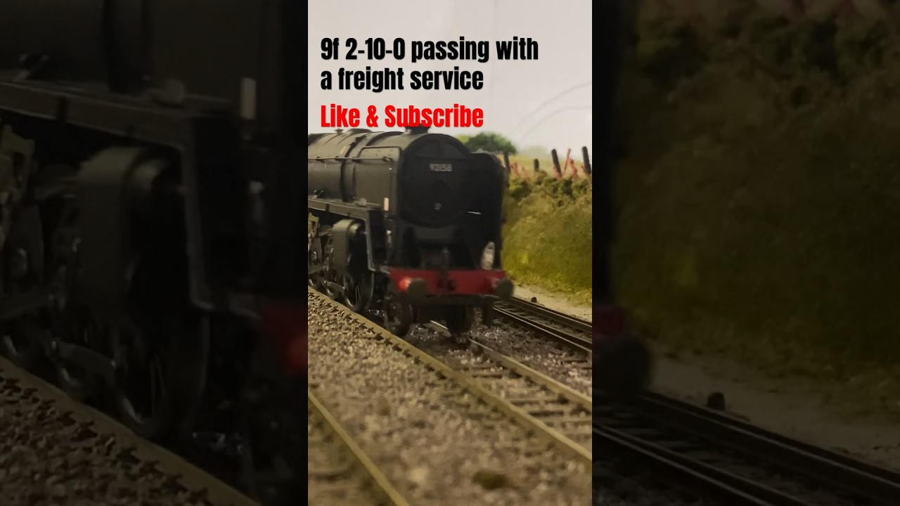 9f 2-10-0 passing with a coal train 