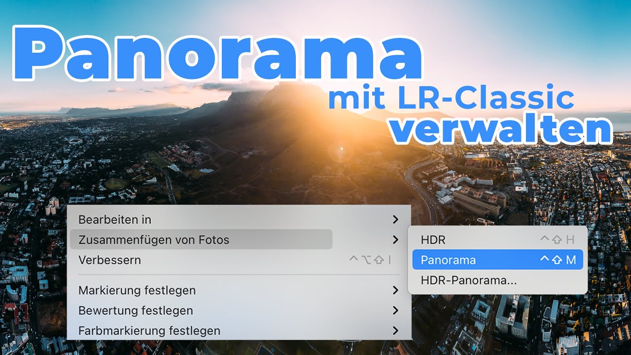 DJI Panos in Lightroom Classic verwalten