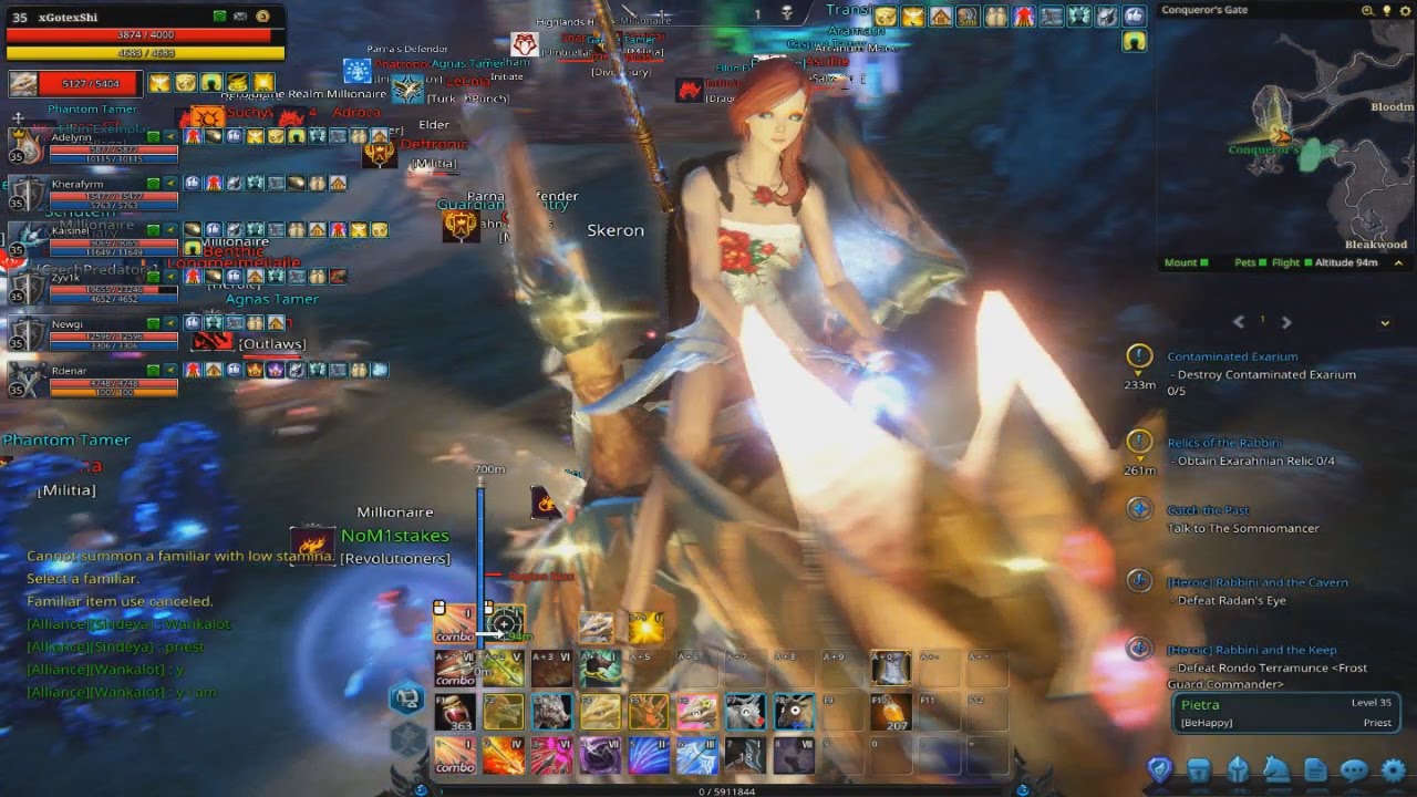 Riders of Icarus EU - alliance War PvP 50 vs 50