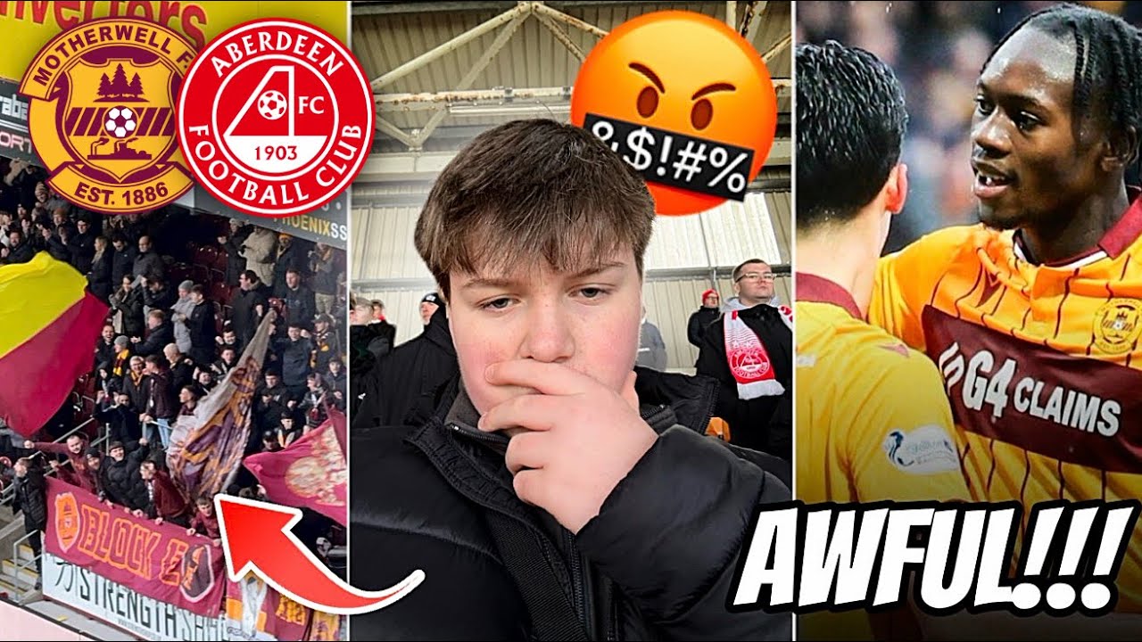 😱 Shocking as Aberdeen lose to In form MOTHERWELL!!! 🤬