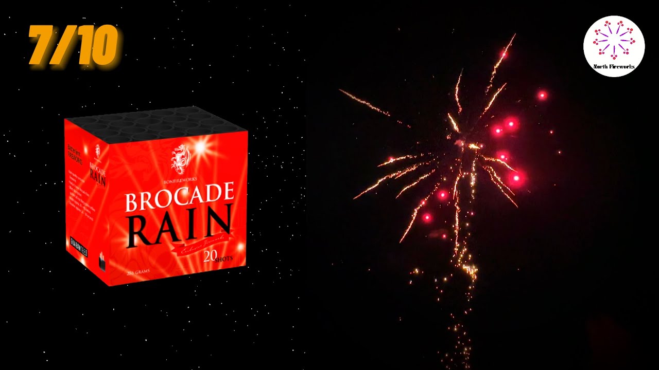 BONFIREWORKS - Brocade Rain | 20 Schuss | 12,99€ | [REUP2023] 4K