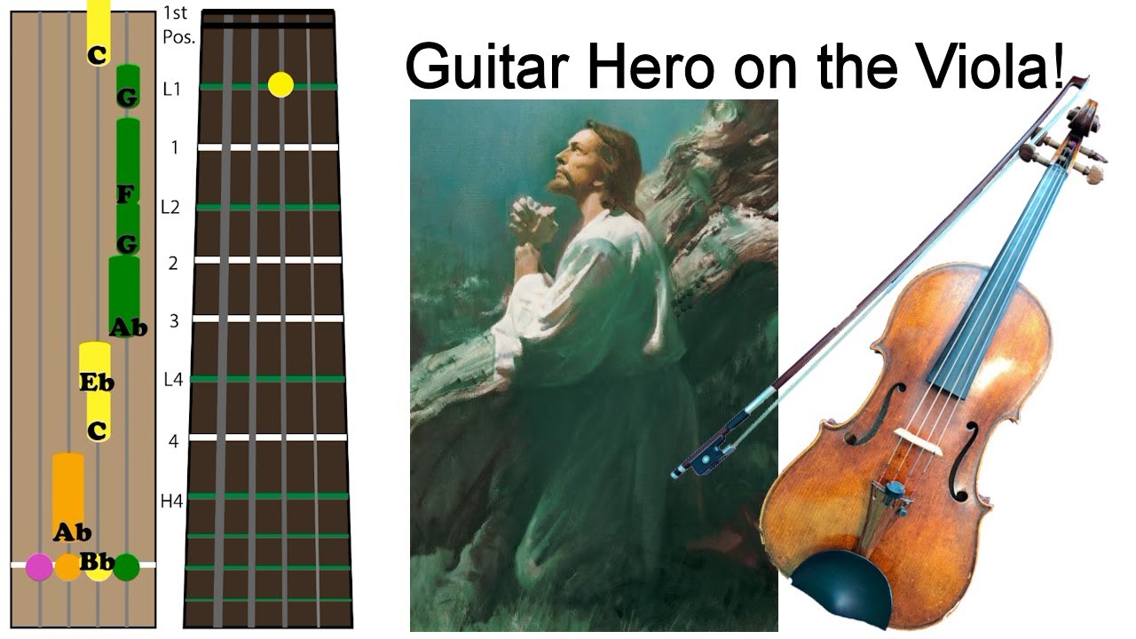 Gethsemane on Viola Play-Along Style (Two Octaves)
