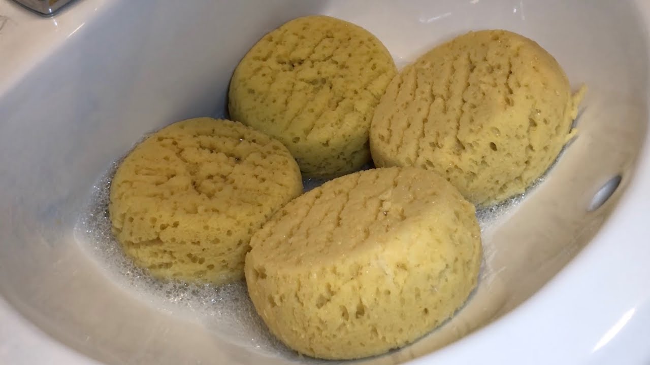 ASMR - bubbly sponge squeezing