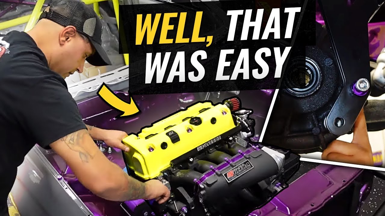 Honda Civic Ek получает замену двигателя K-SERIES ✅