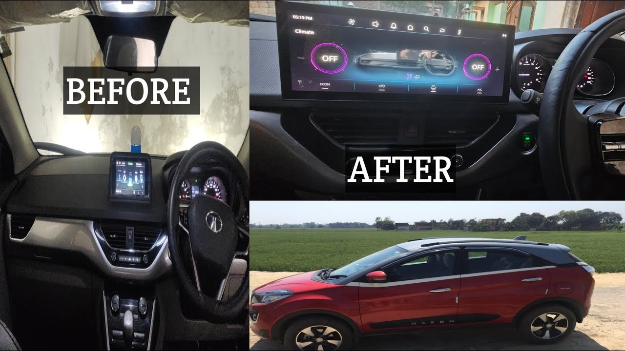 Tata nexon 12.3 inch display oem harman 360 camera  first time india 2017 modal 