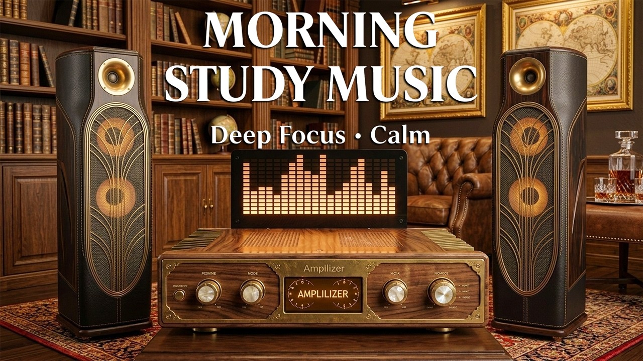 Morning Study Music – Smooth Jazz Funk for Deep Focus and Calm Mind