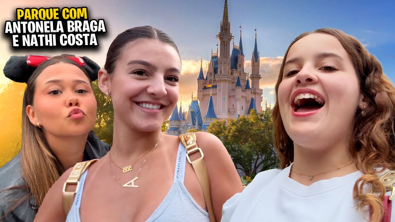 PASSANDO O DIA COM A ANTONELA BRAGA E A NATHI COSTA!!!