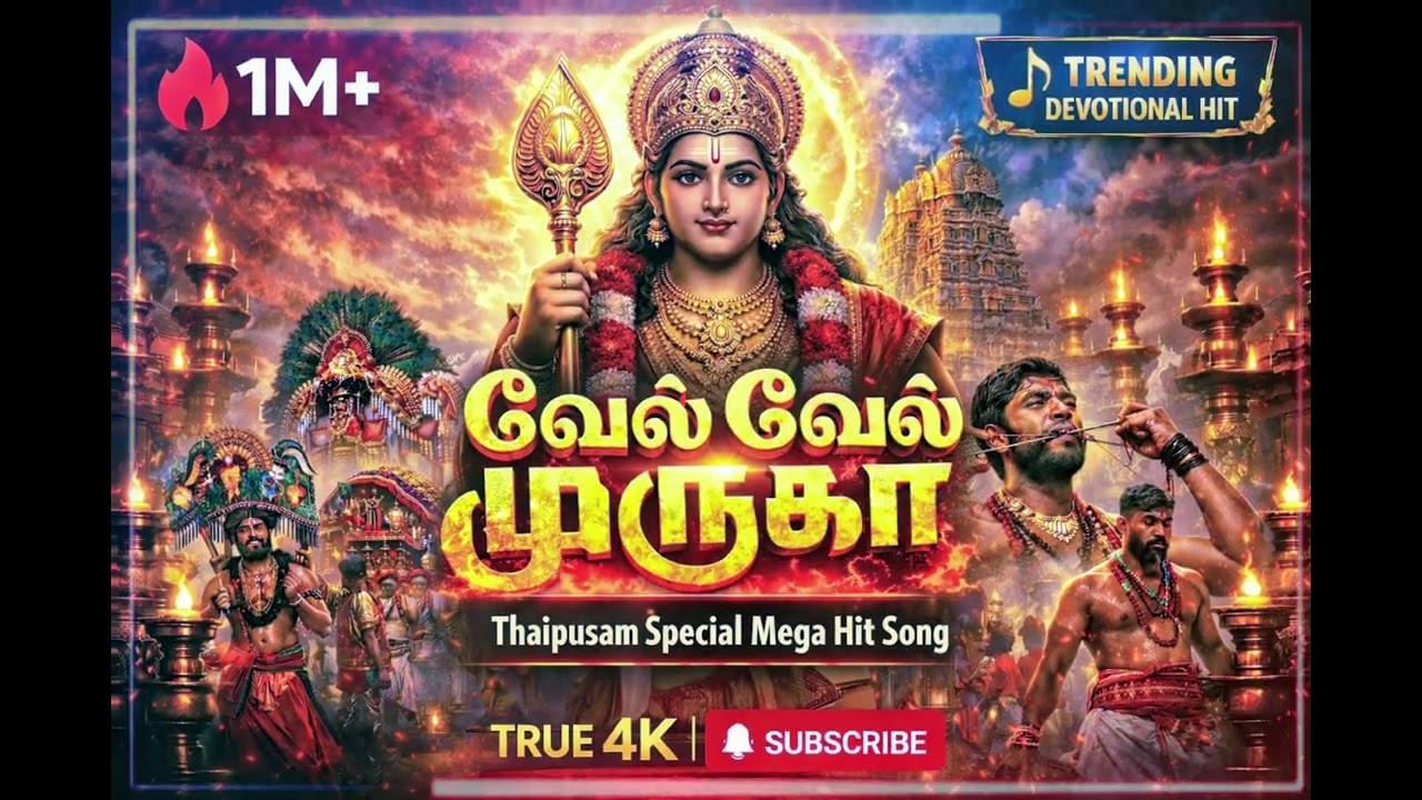 🔱 வேல் வேல் முருகா | Thaipusam Special Murugan Devotional Song (