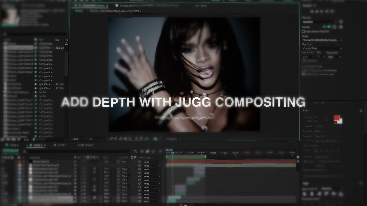 jugg compositing for depth tutorial | after effects