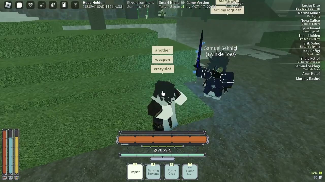 ( Deepwoken ) New Blazing Enchant