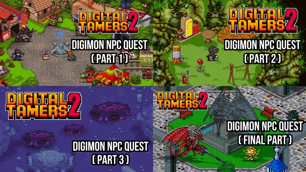 Digital Tamers 2 - FULL Digimon NPC Quest Guide!!!