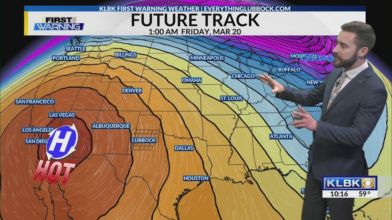 KLBK Weather 10 PM Forecast Update | Tuesday, March 17, 2026