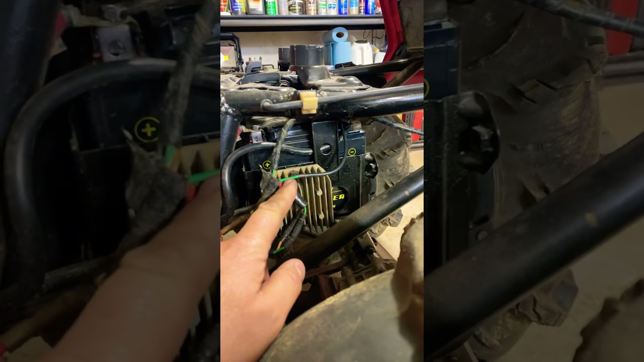 Honda Big Red Wiring Mystery #honda #bigred #hondaatc