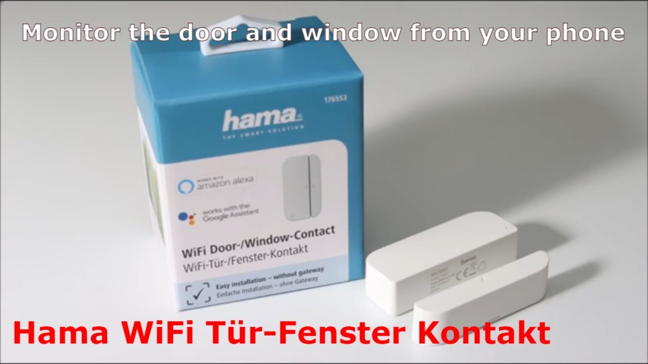 Sensorschutz f&uuml;r T&uuml;r und Fenster, Sensorschutz f&uuml;r T&uuml;r und Fenster | Benachrichtigung auf dem H...