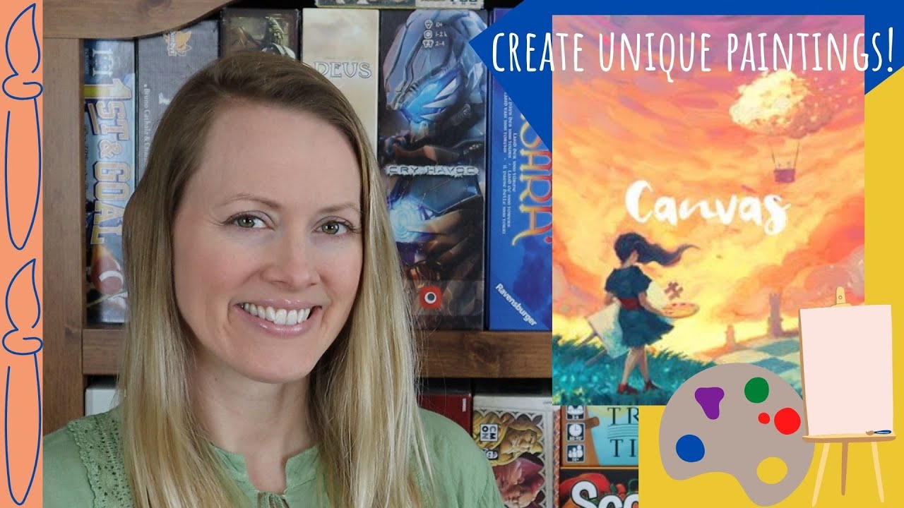 CANVAS: A Light Strategy Game of Card Drafting and Layering!