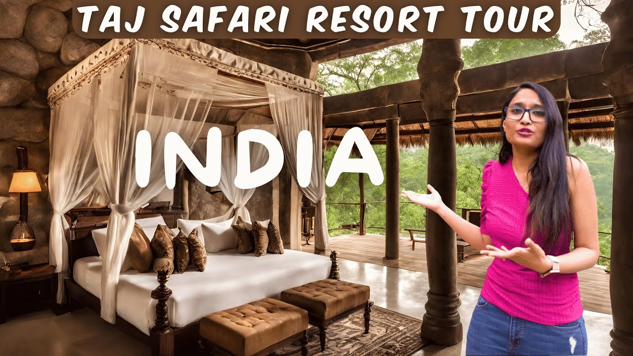 I Stayed in a STONEHOUSE in a Tiger Reserve (Taj Safari Pashan Garh)