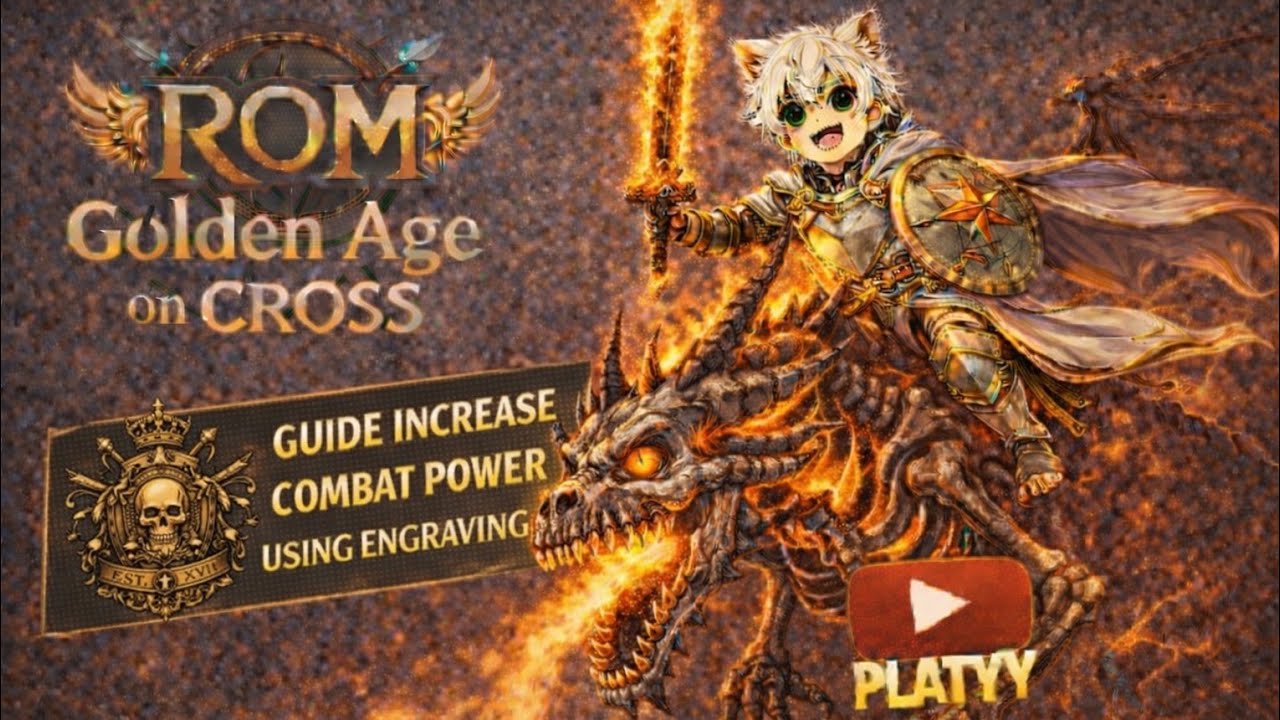 Tutorial Menambah Combat Power Pakai Engravings di Game ROM: Golden Age on CROSS