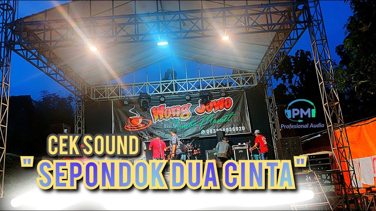 CEK SOUND  WONG JOWO musik  X  PM audio