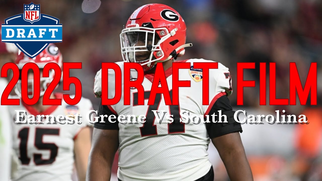 Film Room: Georgia LT Earnest Greene III Vs South Carolina