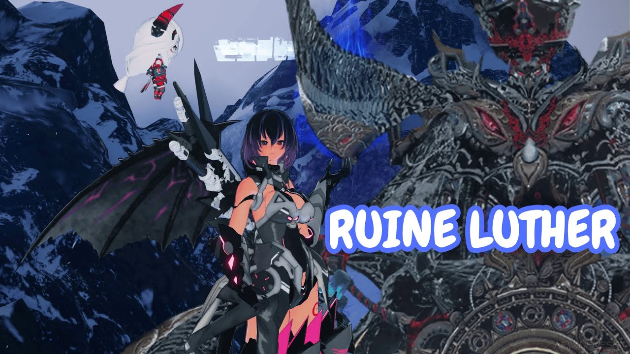 PSO2:NGS -  Ruine Luther Boss Fight!! Setelah Sekian Lama Tidak Login [Gameplay]