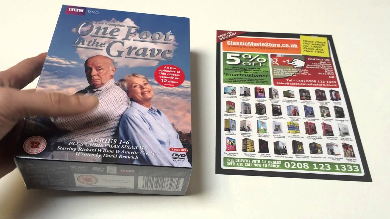 One Foot In The Grave dvd collection opening and review.