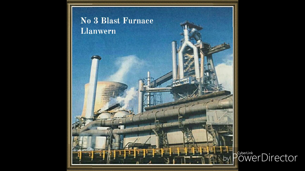 Llanwern Steel works. No 3 Blast Furnace