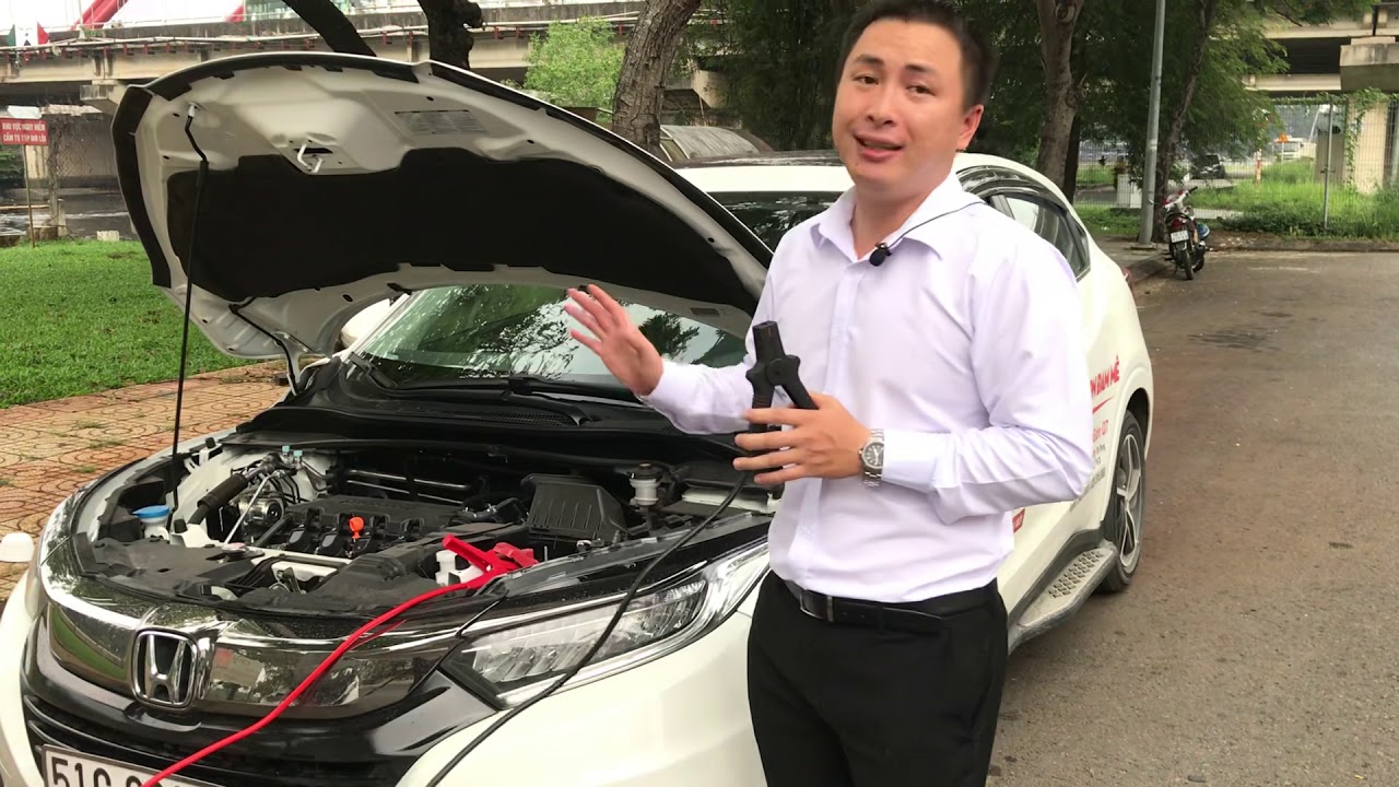 Cách Kích (Câu) Bình Xe Hơi Honda Ôtô Khi Hết Ắc Quy Giữa Xe Với Xe và Bình Với Xe Đúng Quy Tắc