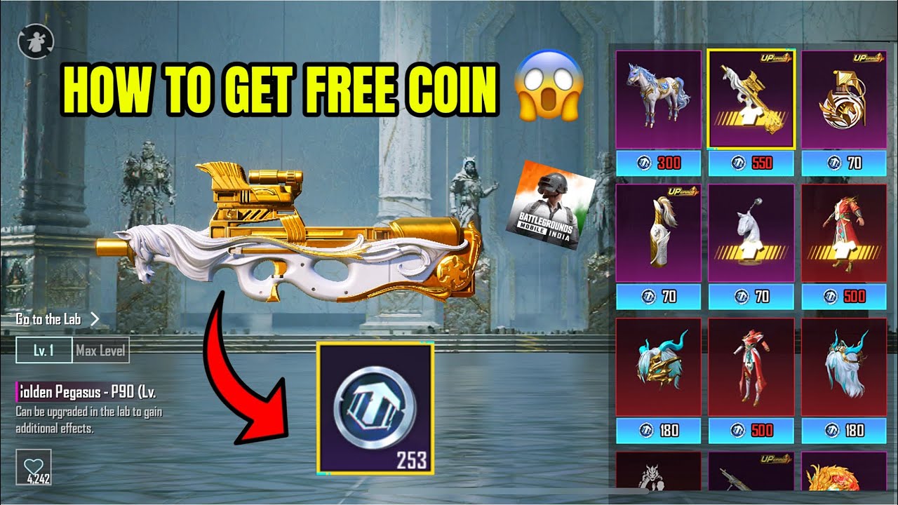 BGMI ME P90 KAISE LE 😱BGMI ME FREE LUCKY COIN KAISE LE ✅HIW TO GET LUCKY COIN IN BGMI 