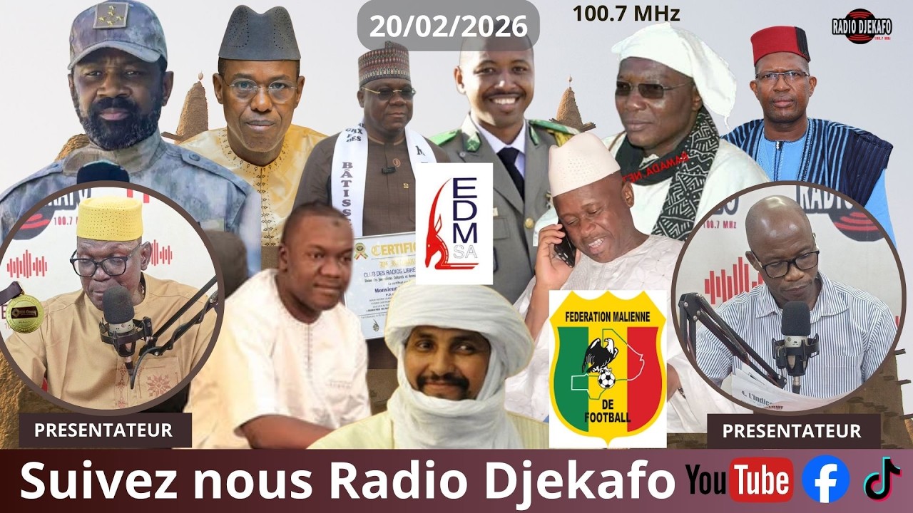 RADIO DJEKAFO 20 FEVRIER DABA TOUNKARA ET BOUBACAR TRAORÉ