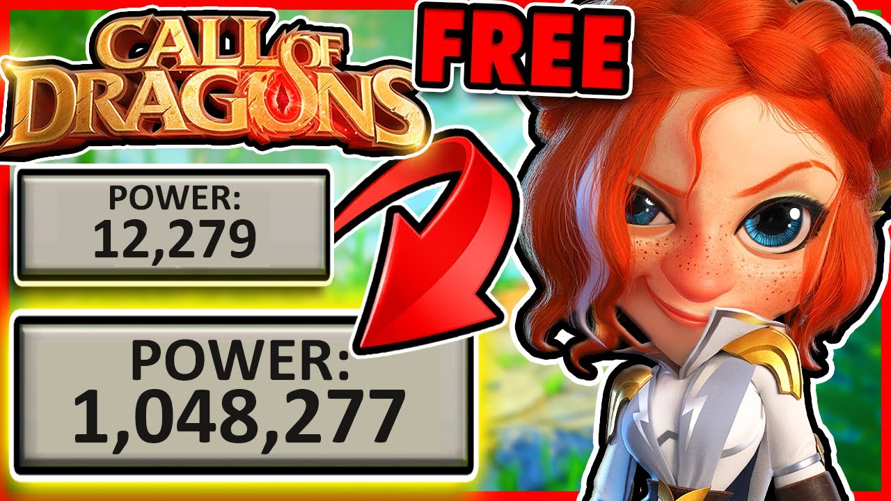 Call of Dragons: получите 1 МИЛЛИОН энергии БЫСТРО бесплатно!