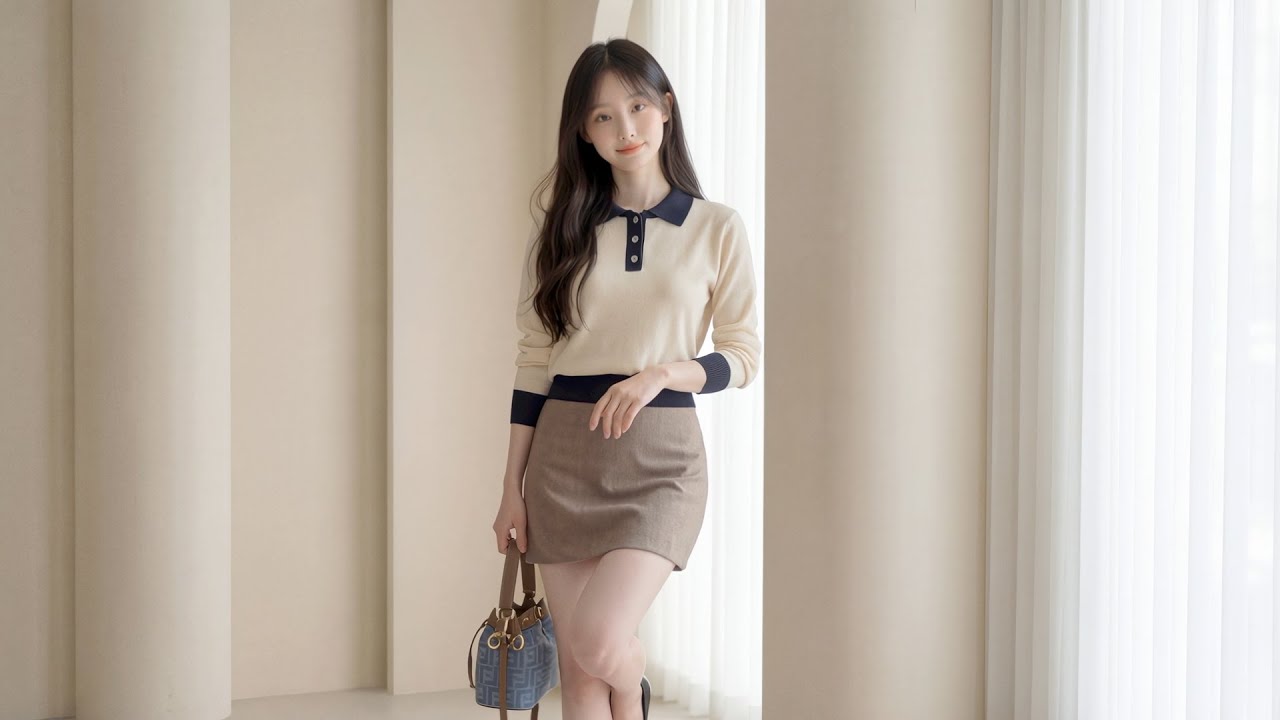 Soft Collar Knit Lookbook