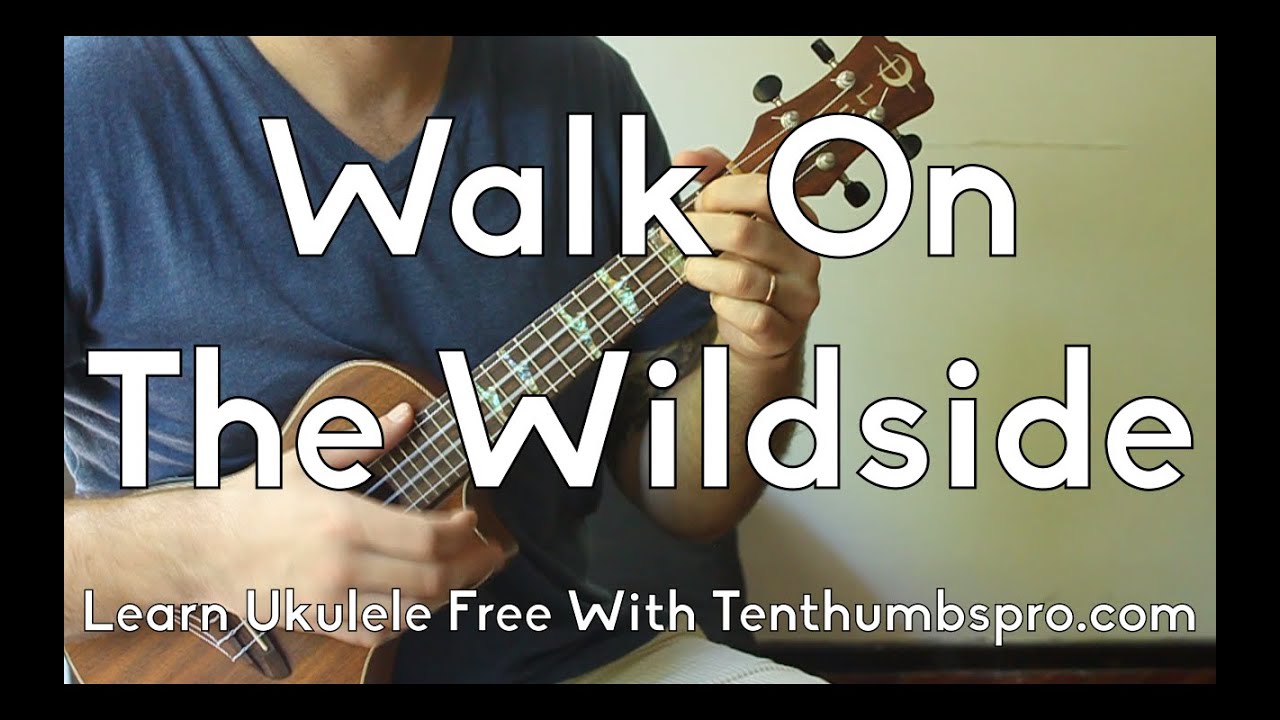 Walk On the Wildside - Лу Рид - Простой урок игры на укулеле для начинающих с аккомпанементом.