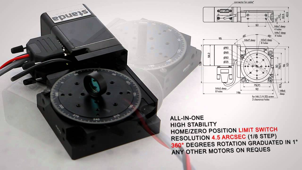 Motorized Rotation System Stage