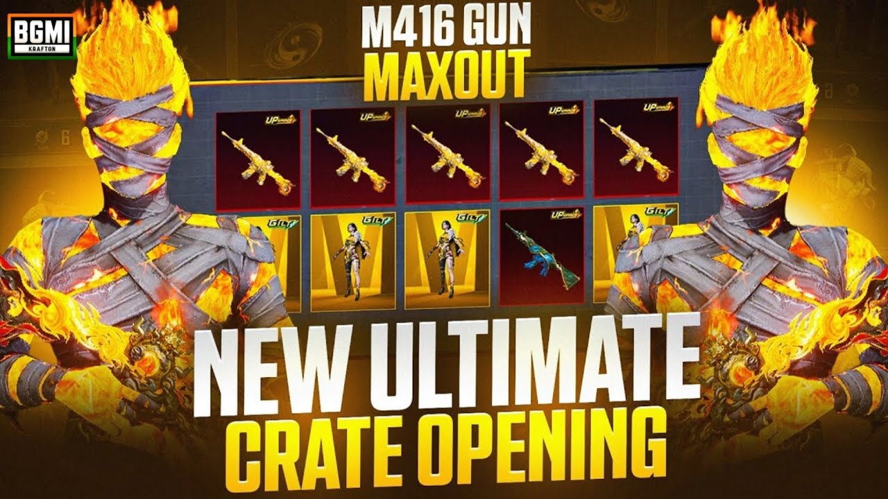 🔥NEW M416 CRATE OPENING BGMI NEW ULTIMATE REDEEM TRICK ✅