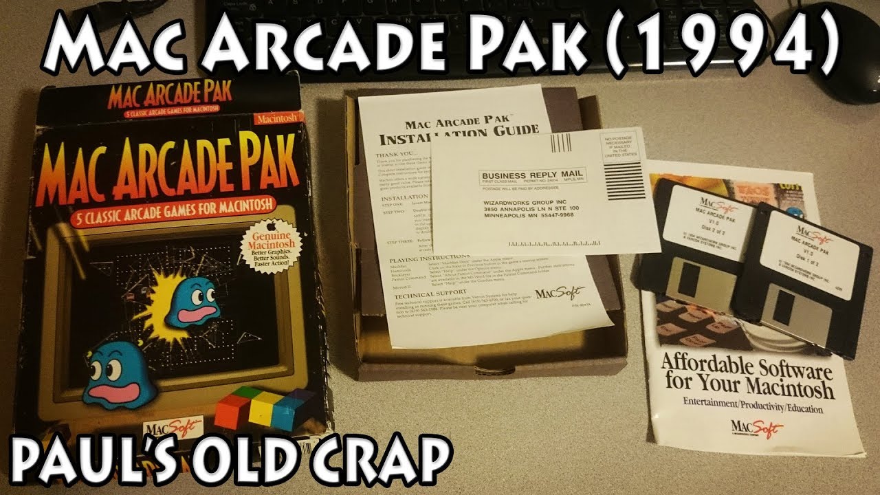 Mac Arcade Pak (1994) - Retro Mac Gaming - Paul's Old Crap