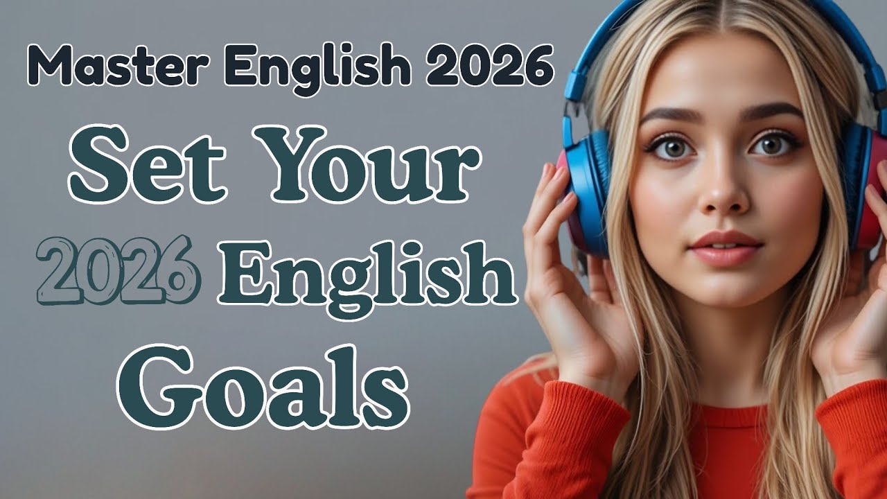 Set Your 2026 English Goals; Boost Up Your English Fluency Every Day! English Learning Podcast